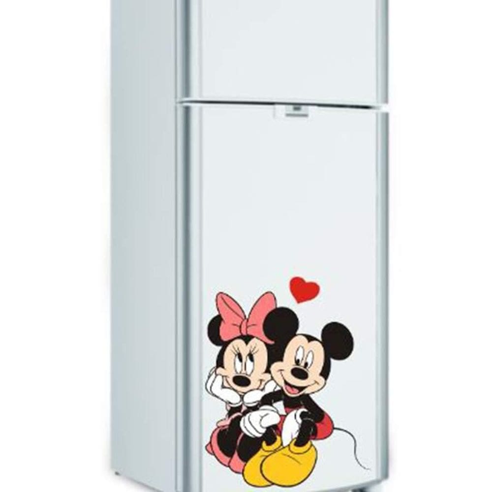 Adesivo De Geladeira Minnie E Mickey Apaixonados
