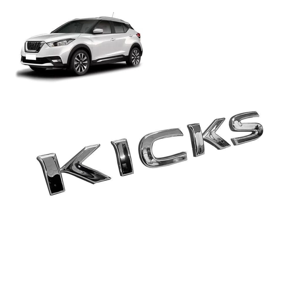 Letreiro Nissan Kicks Cromado Traseiro M11617