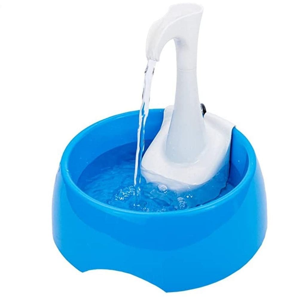 Bebedouro Fonte Para Cães E Gatos 1,2L Usb Bivolt Azul