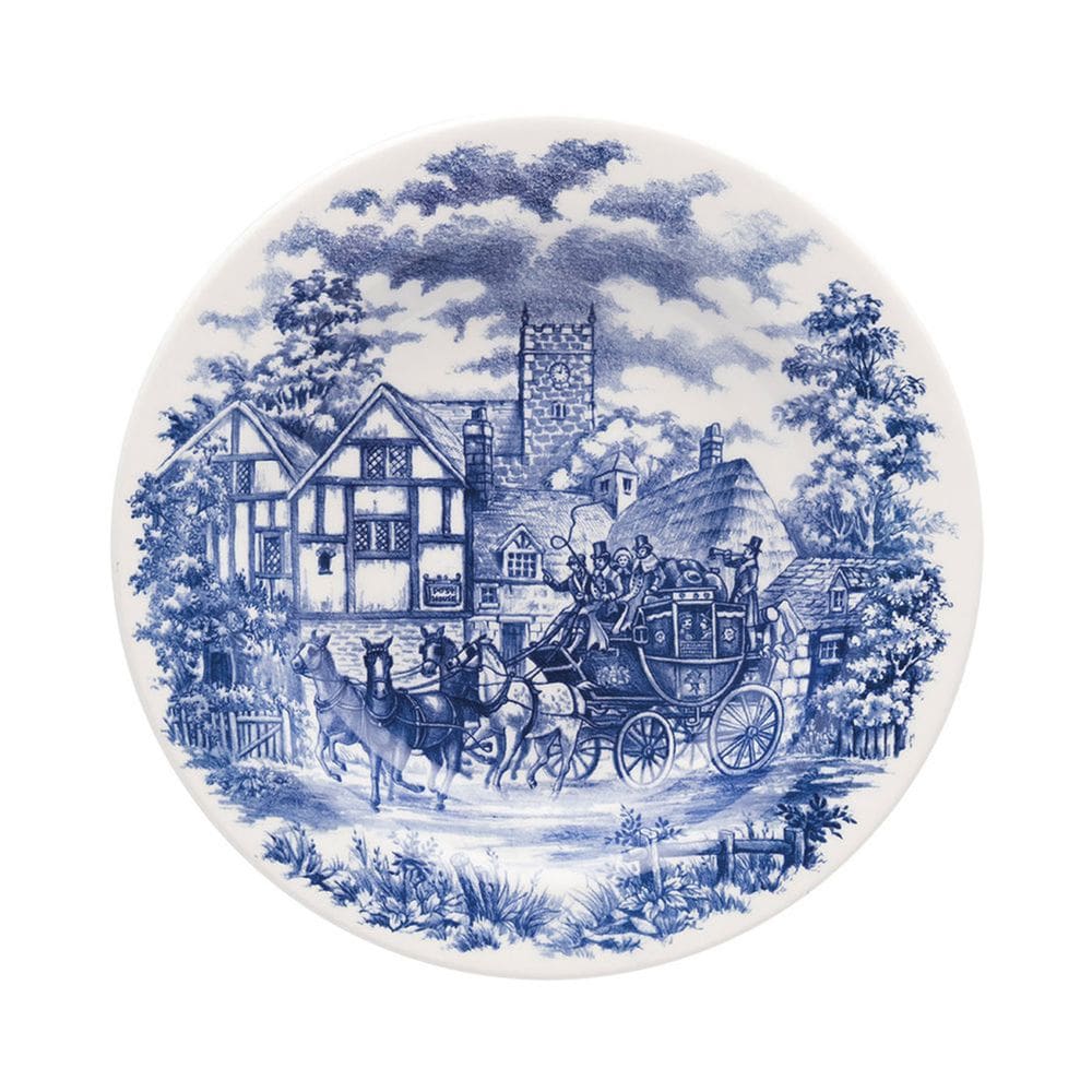 Prato Fundo com Estampa Cena inglesa 21,5cm 1 Unidade - Biona 026836