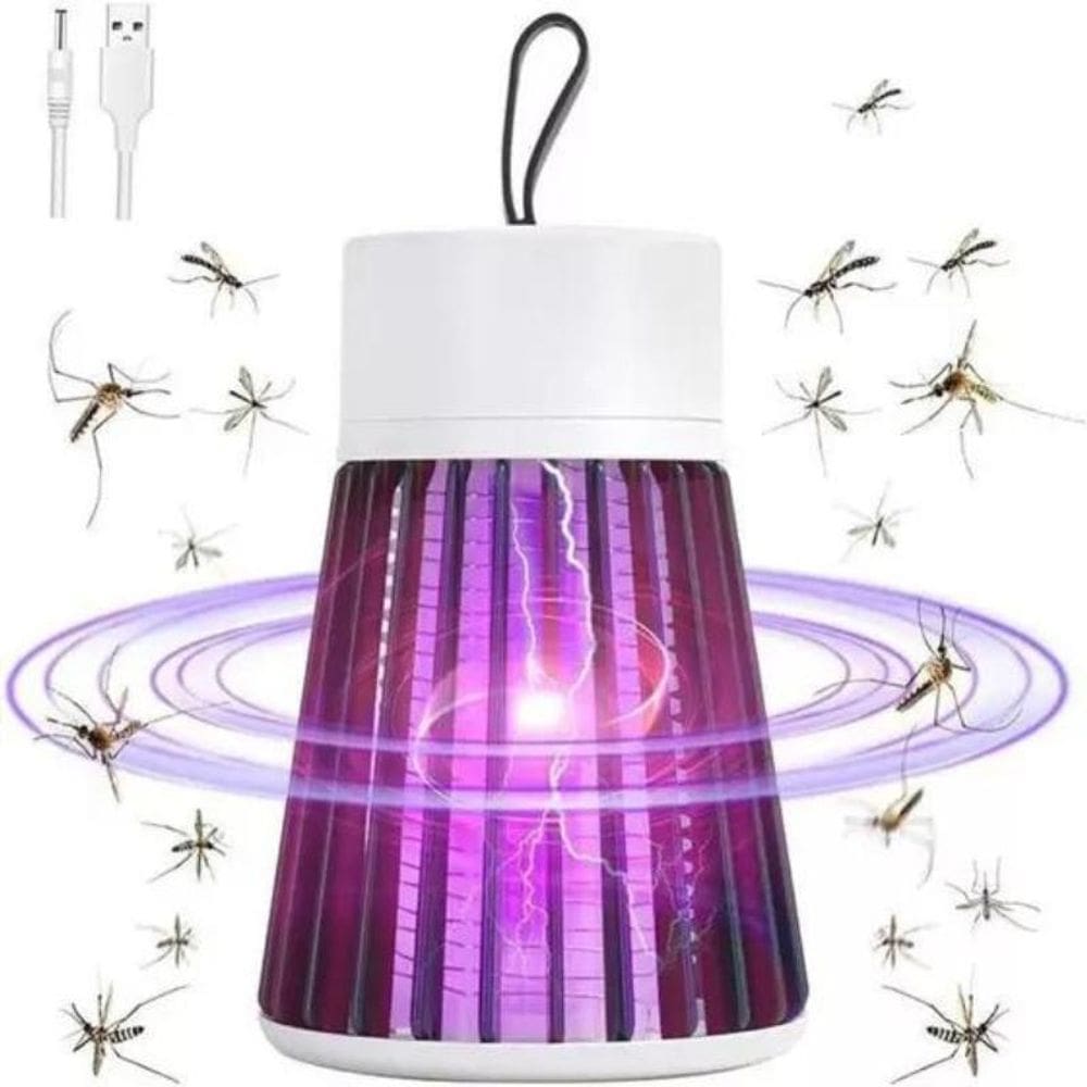 Mata Mosca Mosquito Dengue Repelente Elétrico Com Luz Led Uv