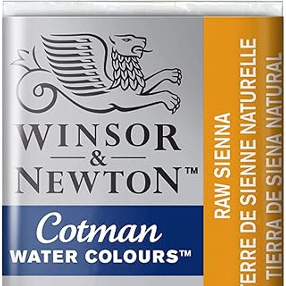 Aquarela Winsor & Newton Cotman Pastilha 552 Raw Sienna 0301552