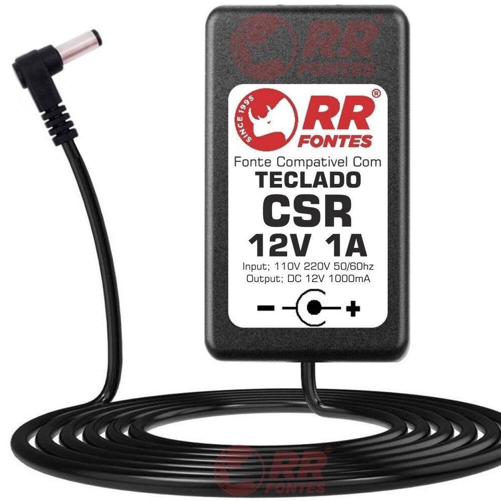 Fonte 12V Para Teclado Csr K- 2000-T 9620