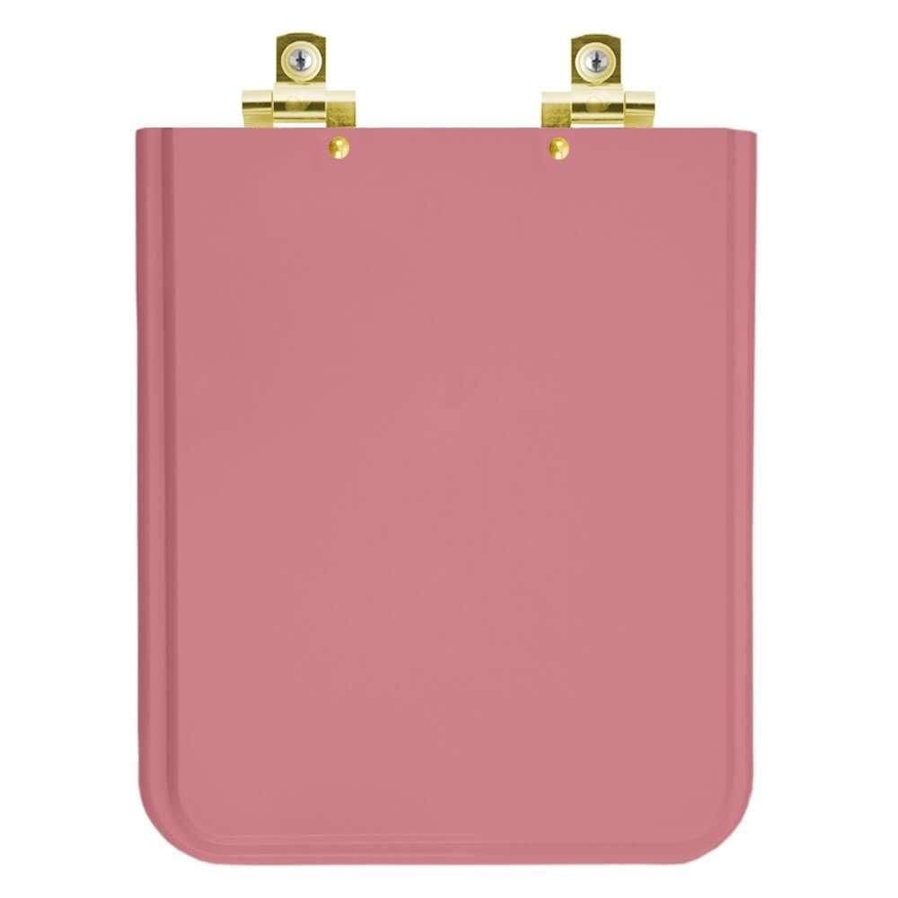 Assento Sanitário Soft Close Square Wild Rose para vaso Incepa com Ferragem Dourada
