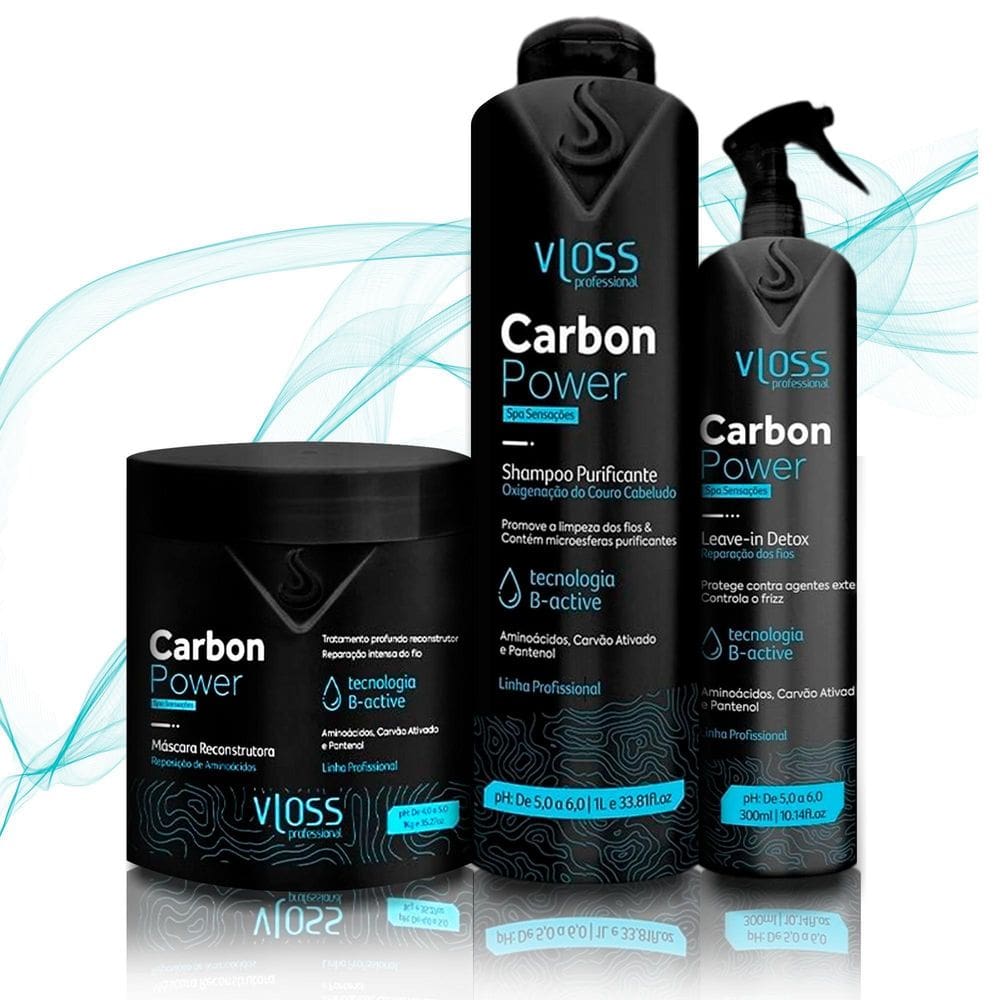 Kit Carbon Power, Seus Cabelos Merecem Esse Cuidado
