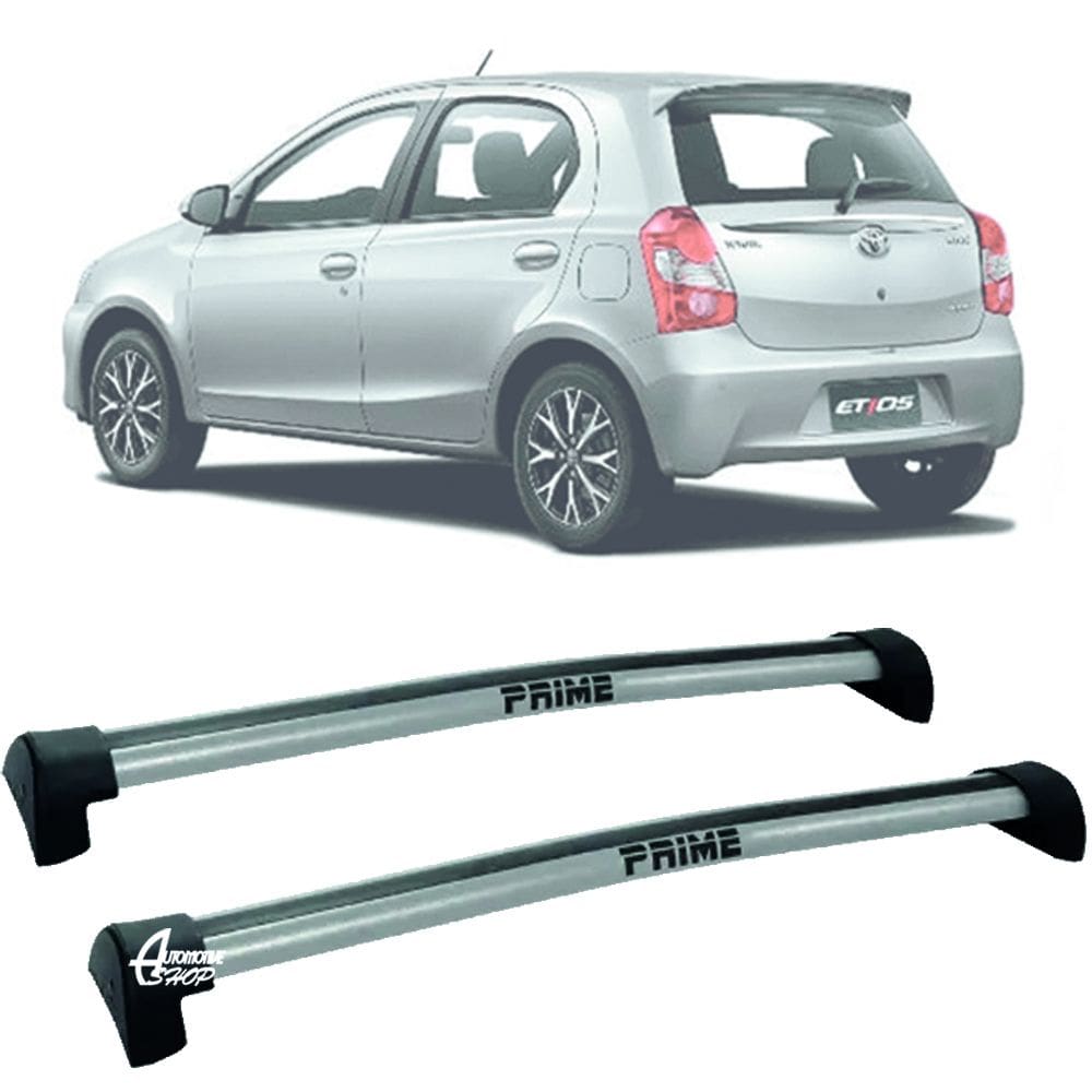 Rack Teto Aluminio Prime Toyota Etios Hatch 12-24 Prat PR033