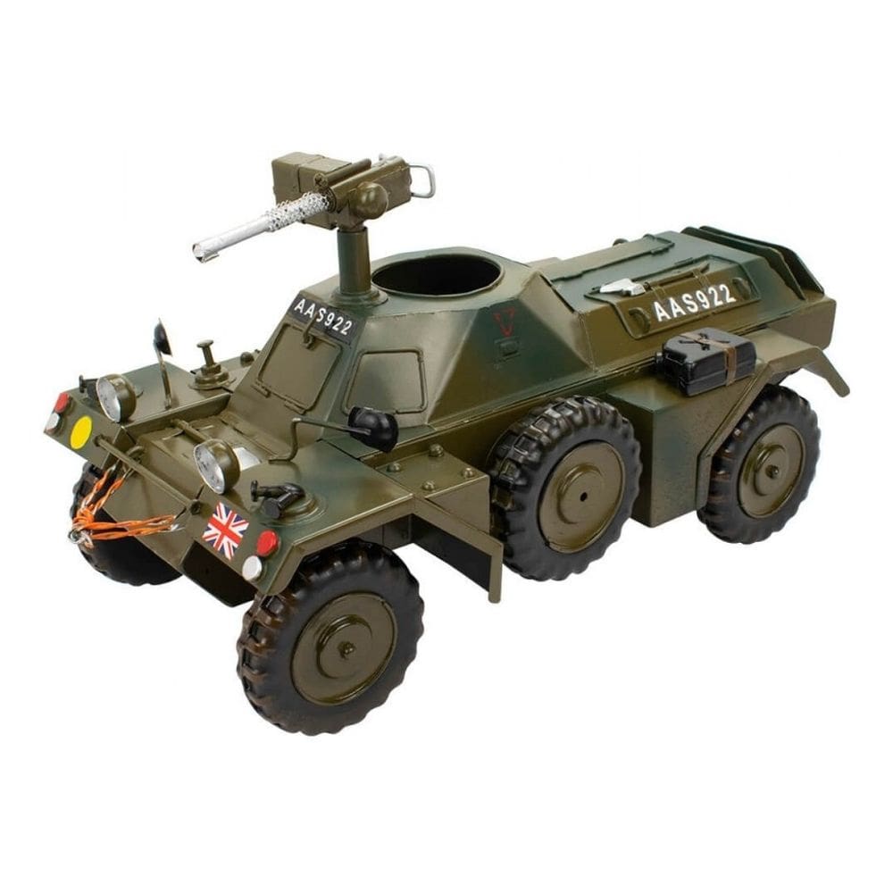 Enfeite Retrô Carrinho Militar Miniatura Humvee - 36cm