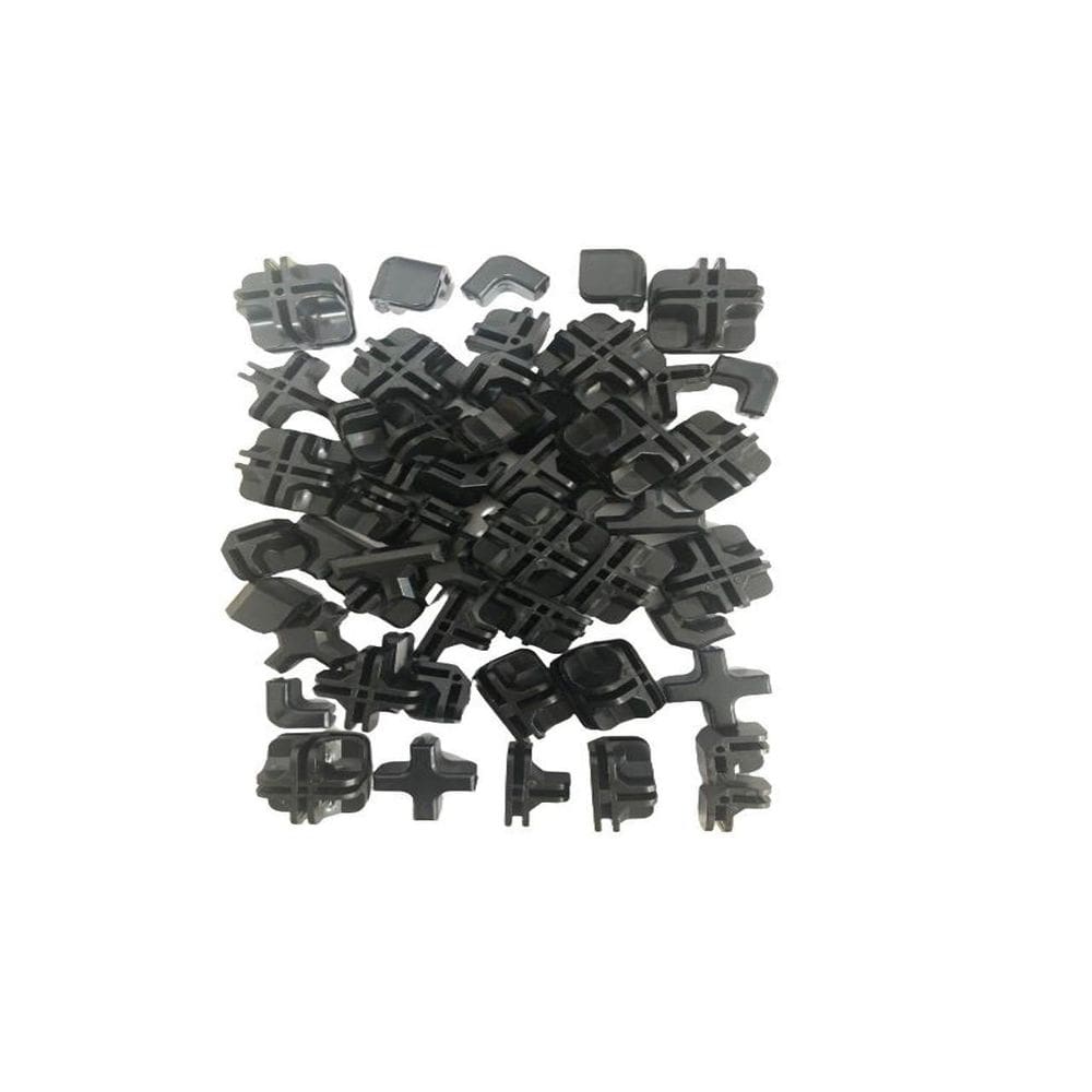 Kit 100 Conectivos Montagem Balcão Vidro Modulado Conectores