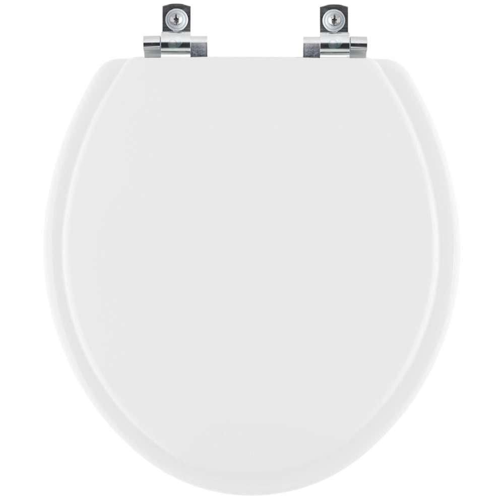 Assento Sanitário Soft Close Atlantis Branco para vaso Hervy