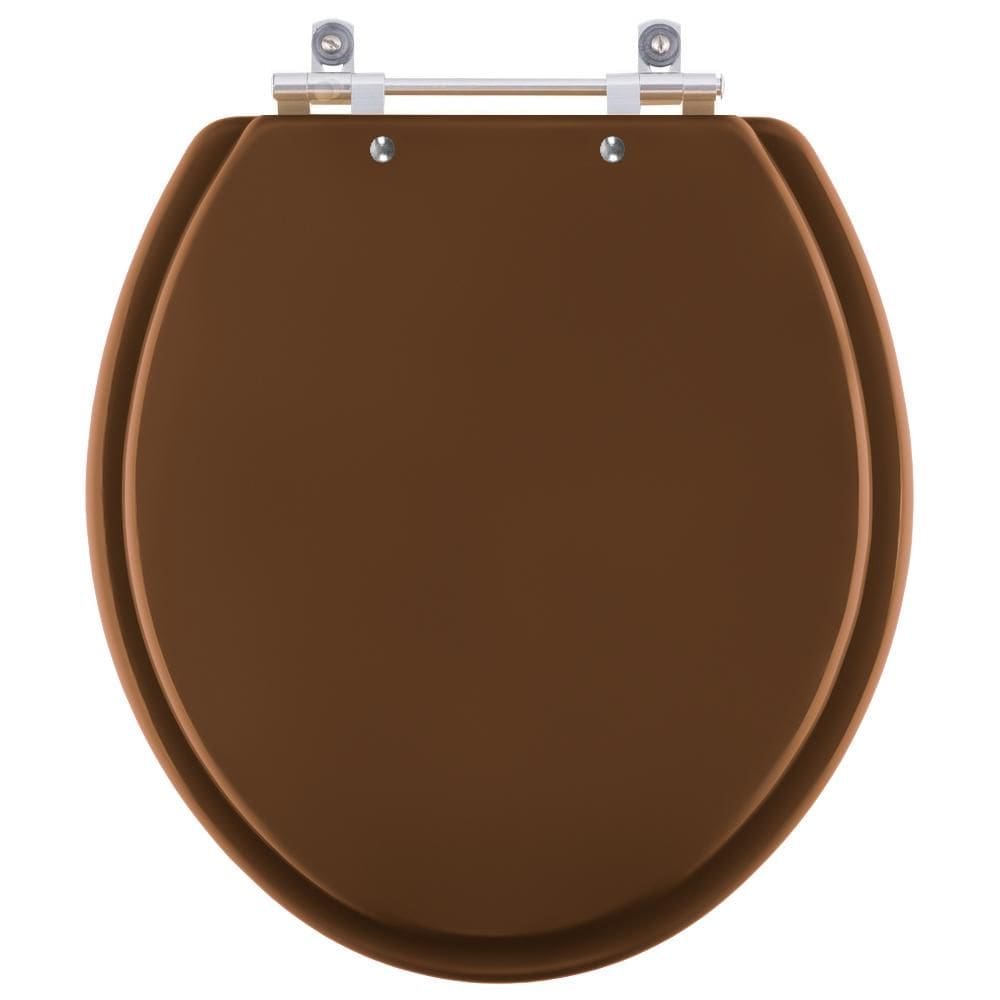 Assento Sanitário Laqueado Evolution Ocre para bacia Santamarina