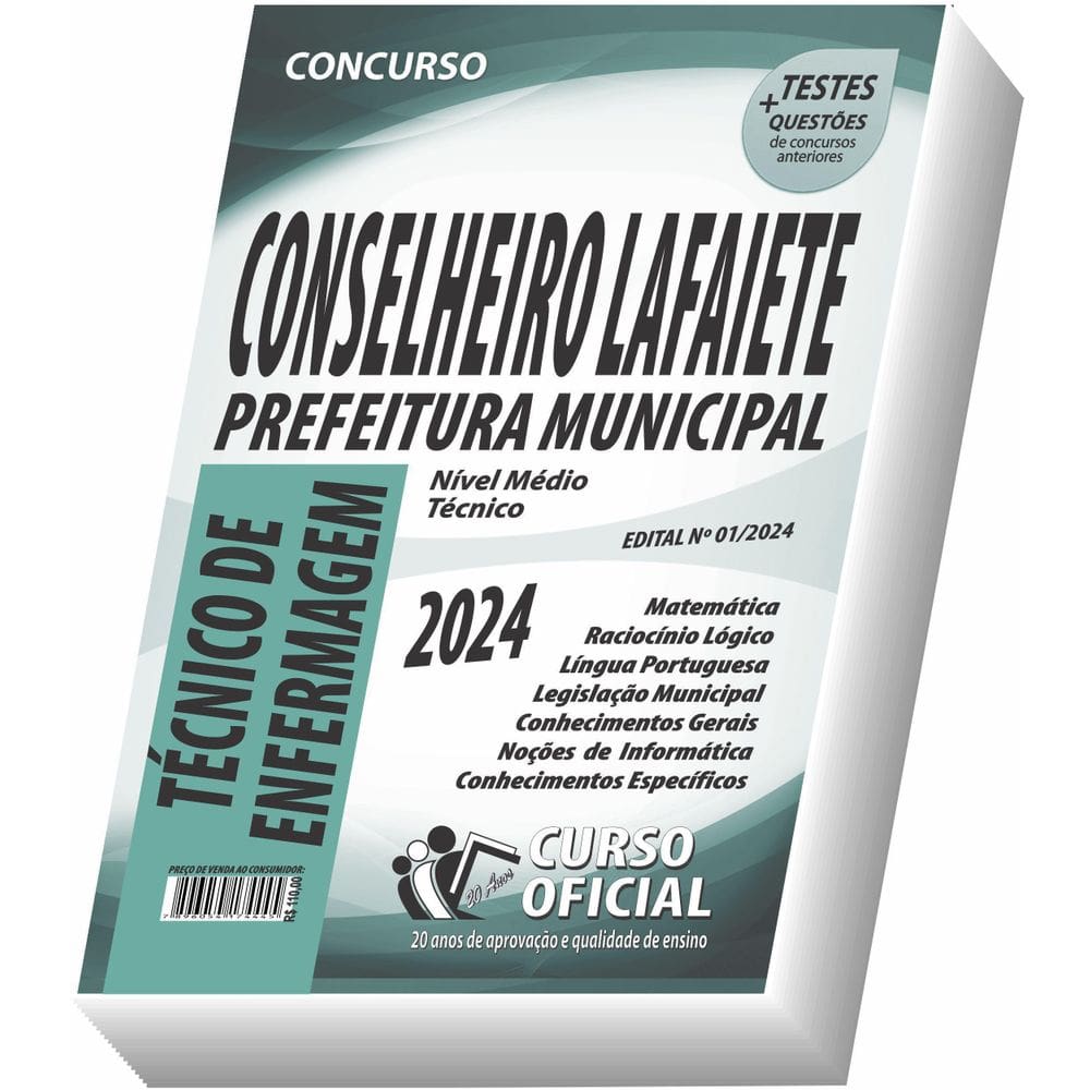 Apostila Conselheiro Lafaiete - Mg - Técnico Em Enfermagem