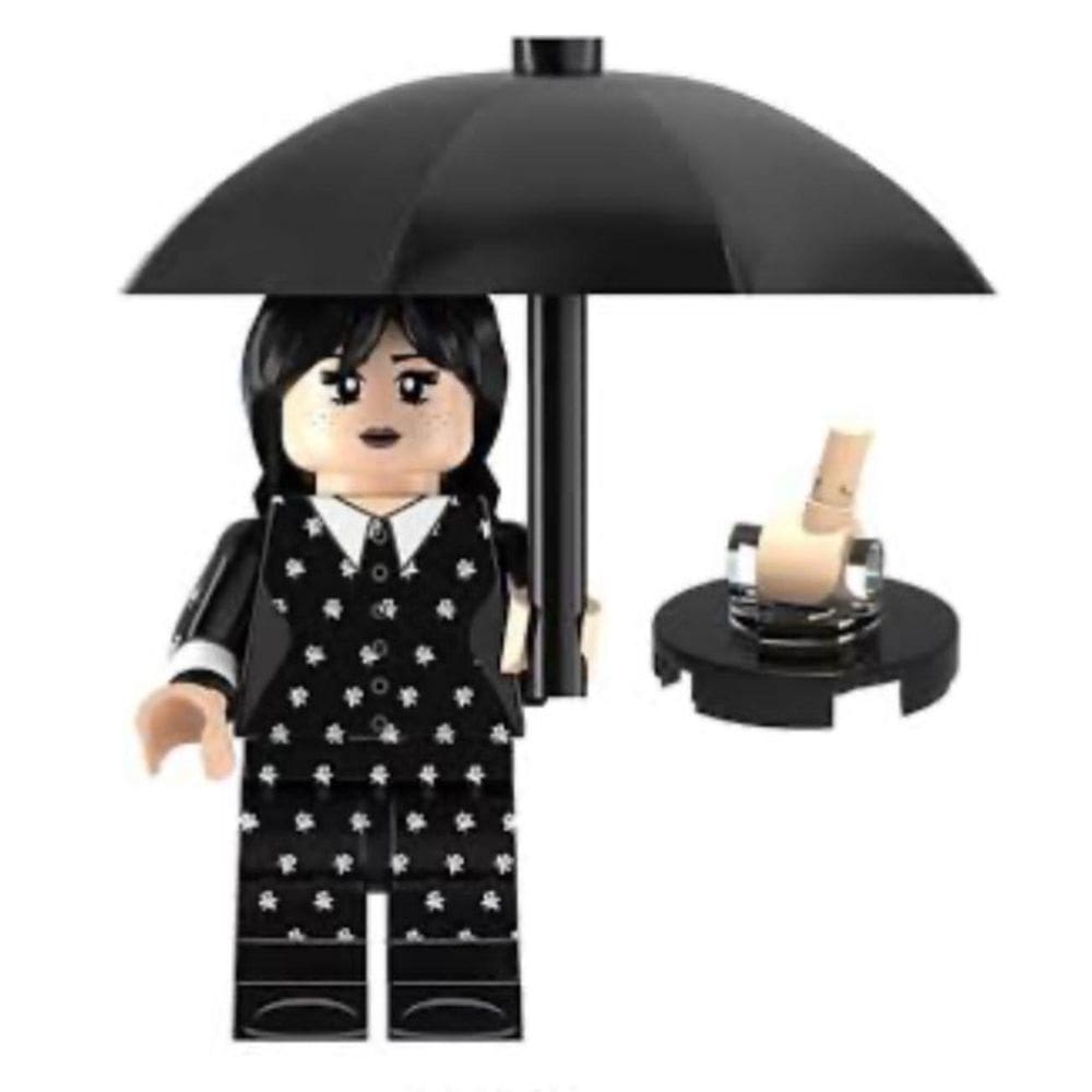 Boneco Blocos De Montar Wandinha Addams