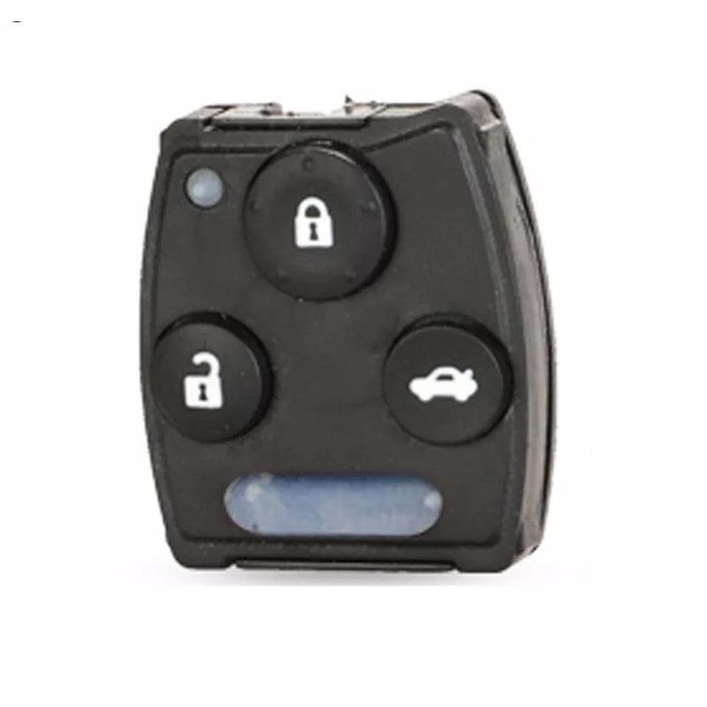 Capa Botão Borracha Keypad Chave Civic Fit City Cr-V 3Botoes