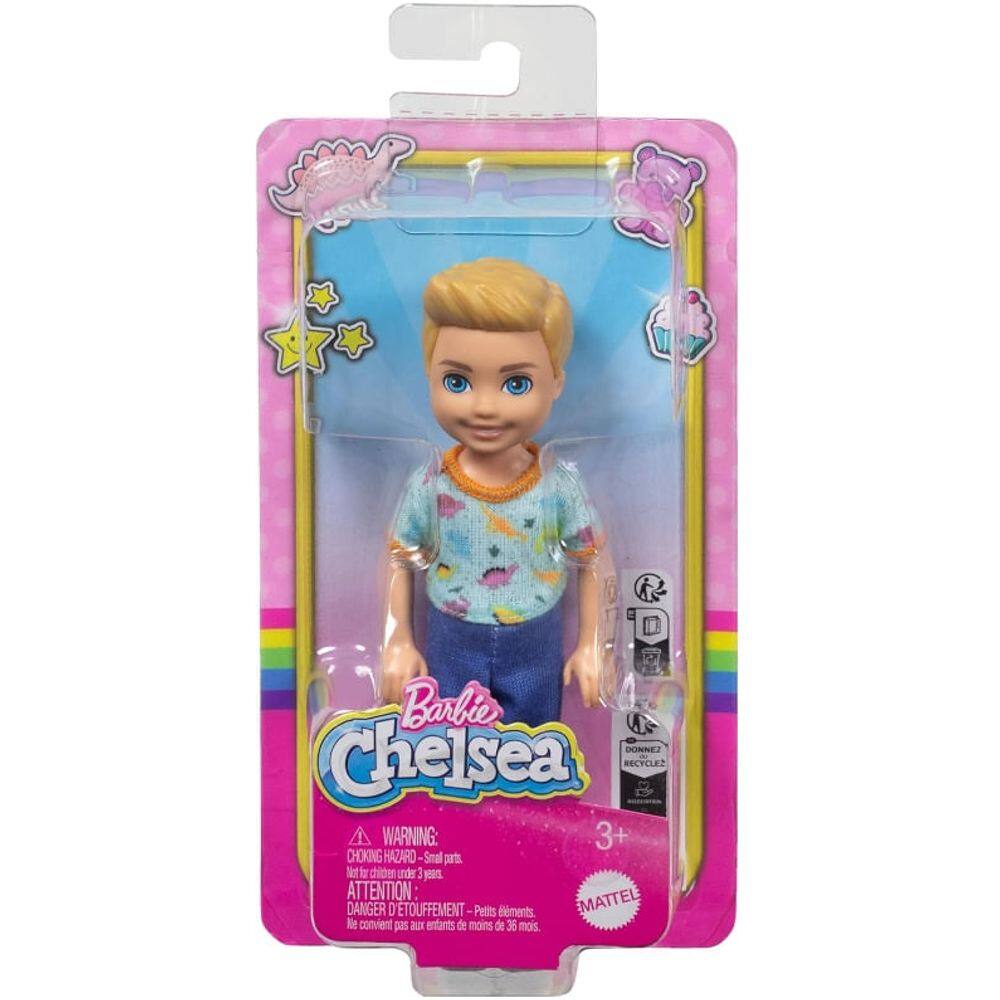 Boneca - Barbie - Familia Chelsea Club - Menino Loiro Tenis Branco MATTEL