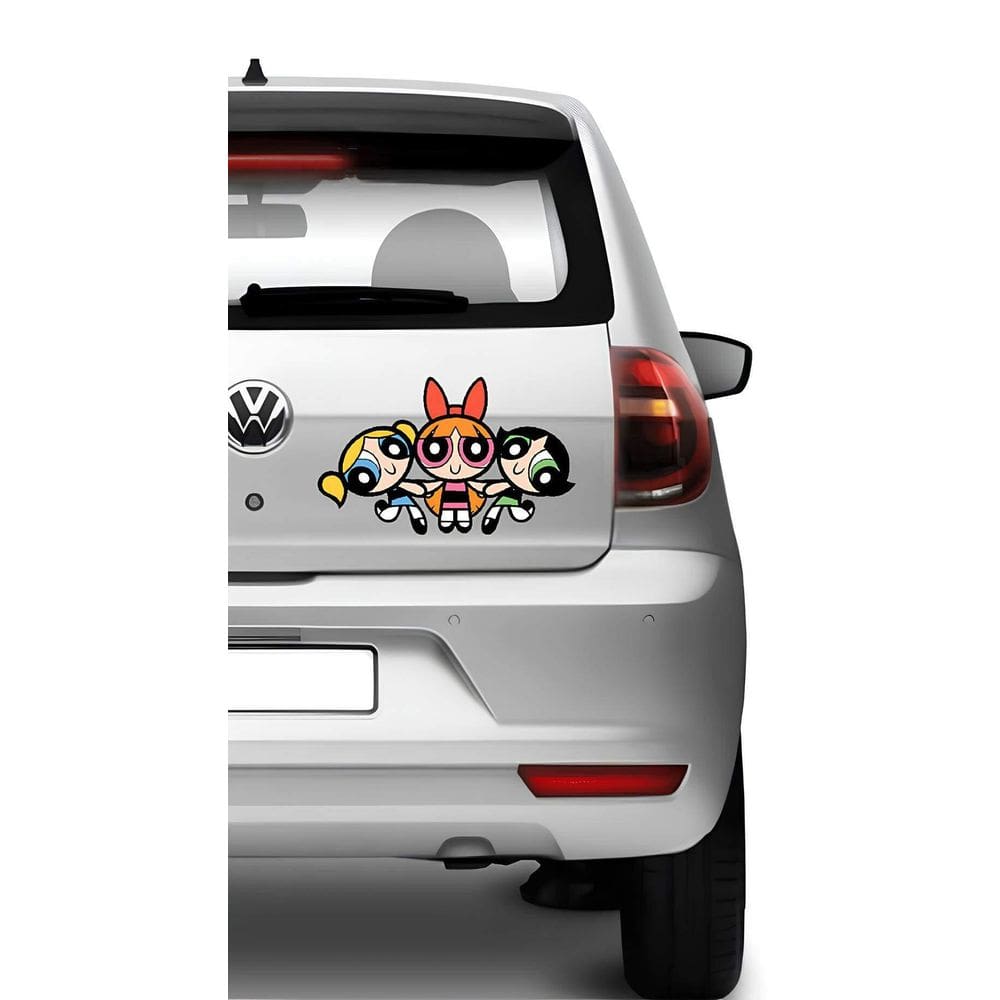 Adesivo De Carro Meninas Super Poderosa Mod03