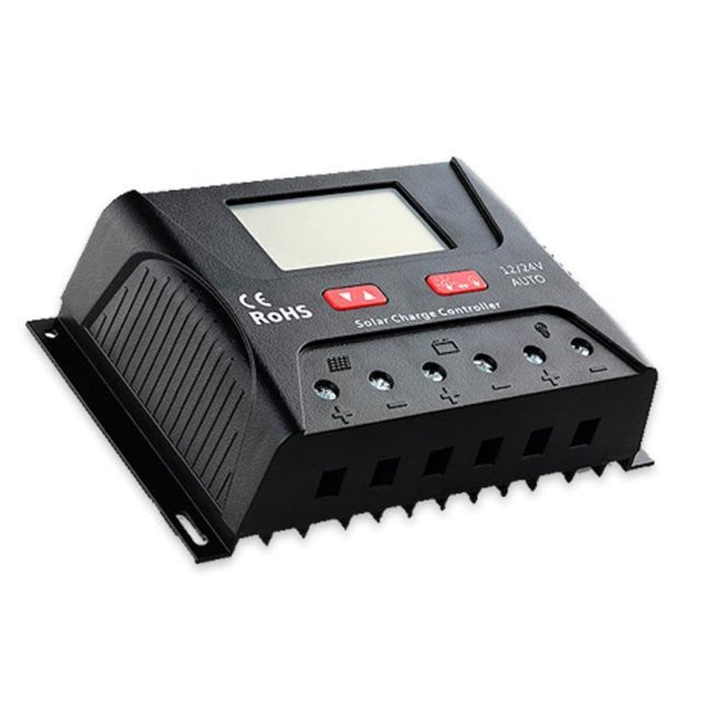 Controlador Carga 30A - Pwm  Lcd  - Hp2430 - Srne