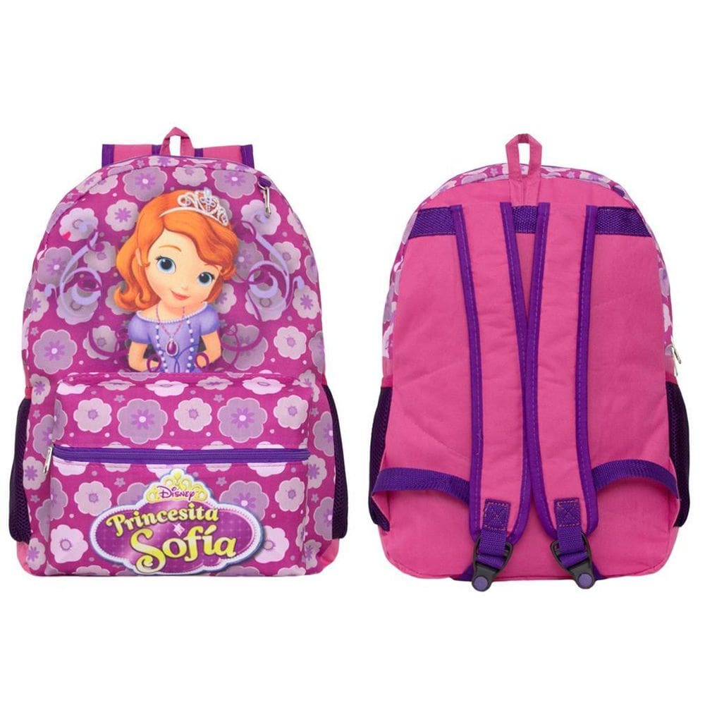 Mochila Feminina Infantil Princesa Sofia Costa Resistente