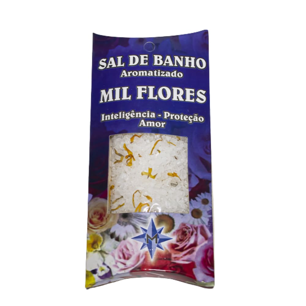 Sal de Banho Aromatizado Mil Flores
