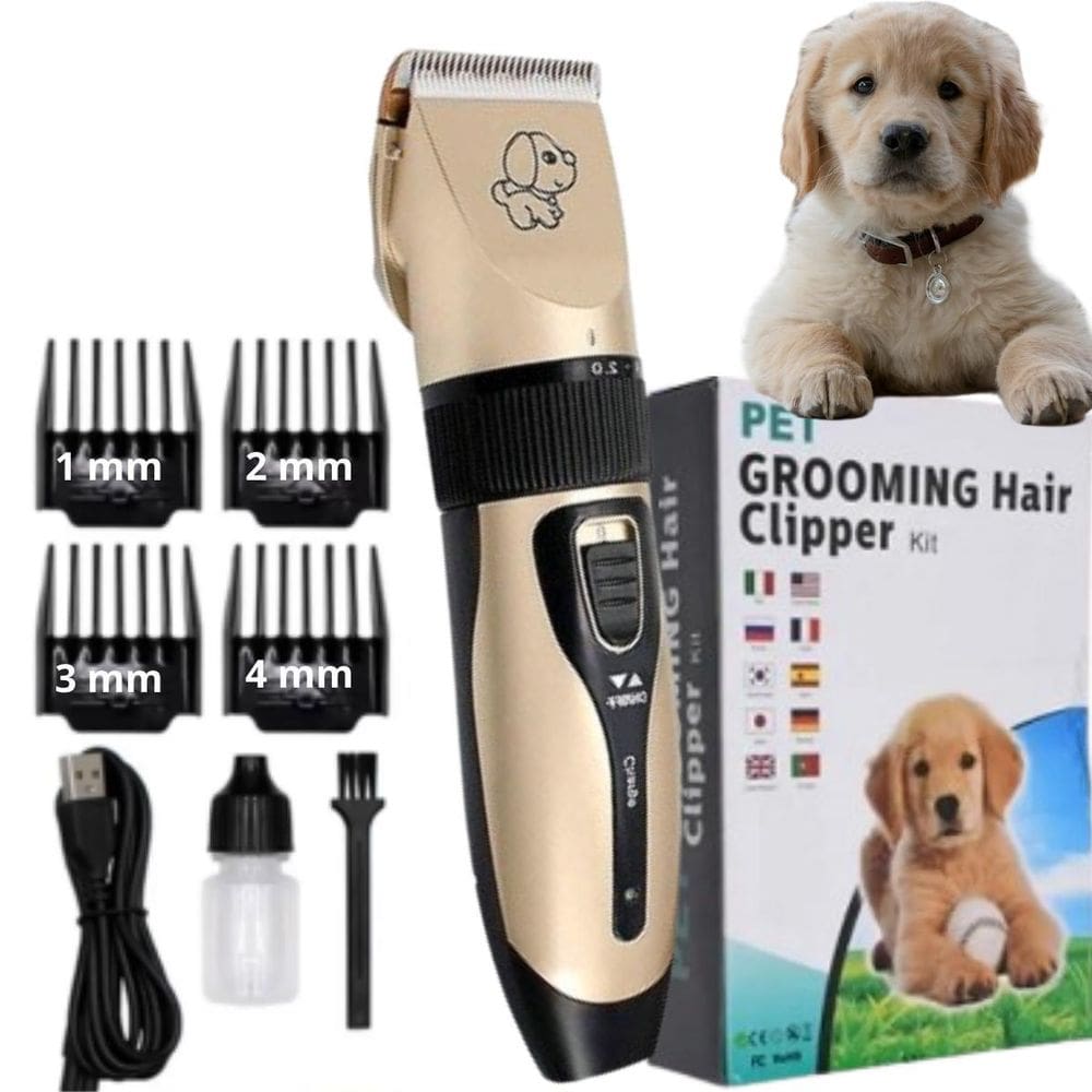 Aparador De Pelos Para Pets Com Pentes Variáveis