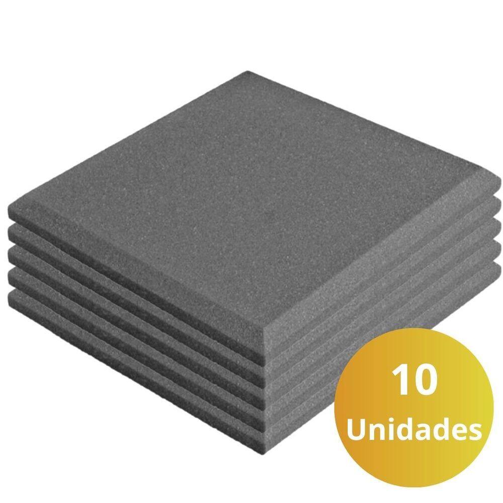 Espuma Acustica Lisa Estúdio Antichama Placa Anti Ruidos
