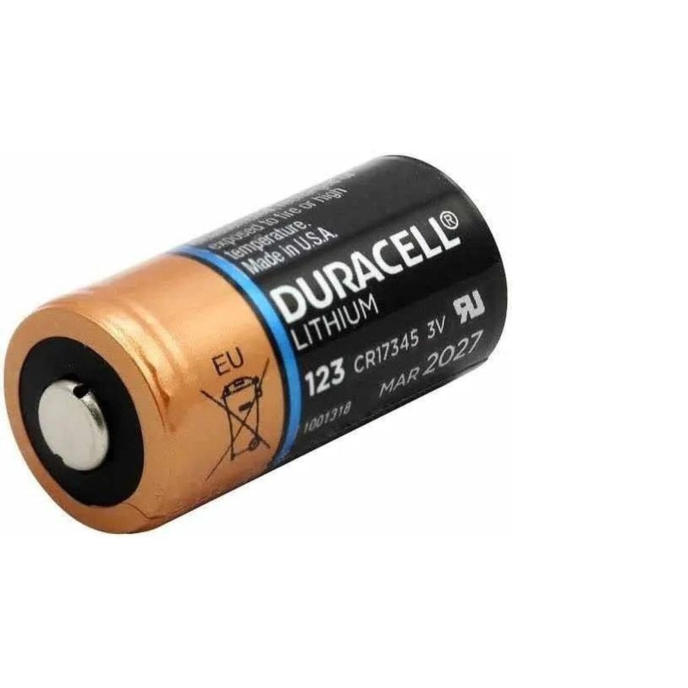 Bateria De Lithium Duracell 3V Cr123 Dl123 Cartela C1 Pilha