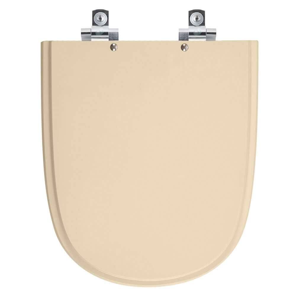 Assento Sanitário Soft Close Ezedra Visone para vaso Ideal Standard