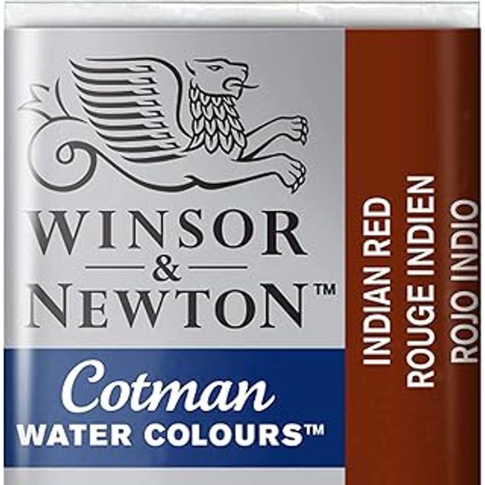 Aquarela Winsor & Newton Cotman Pastilha 317 Indian Red 0301317