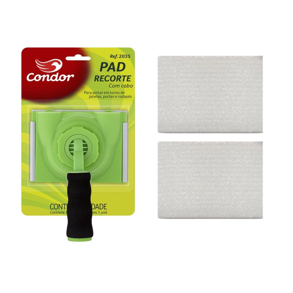 Pad Para Pintura Recorte Acabamento Cabo + 2 Refils Condor