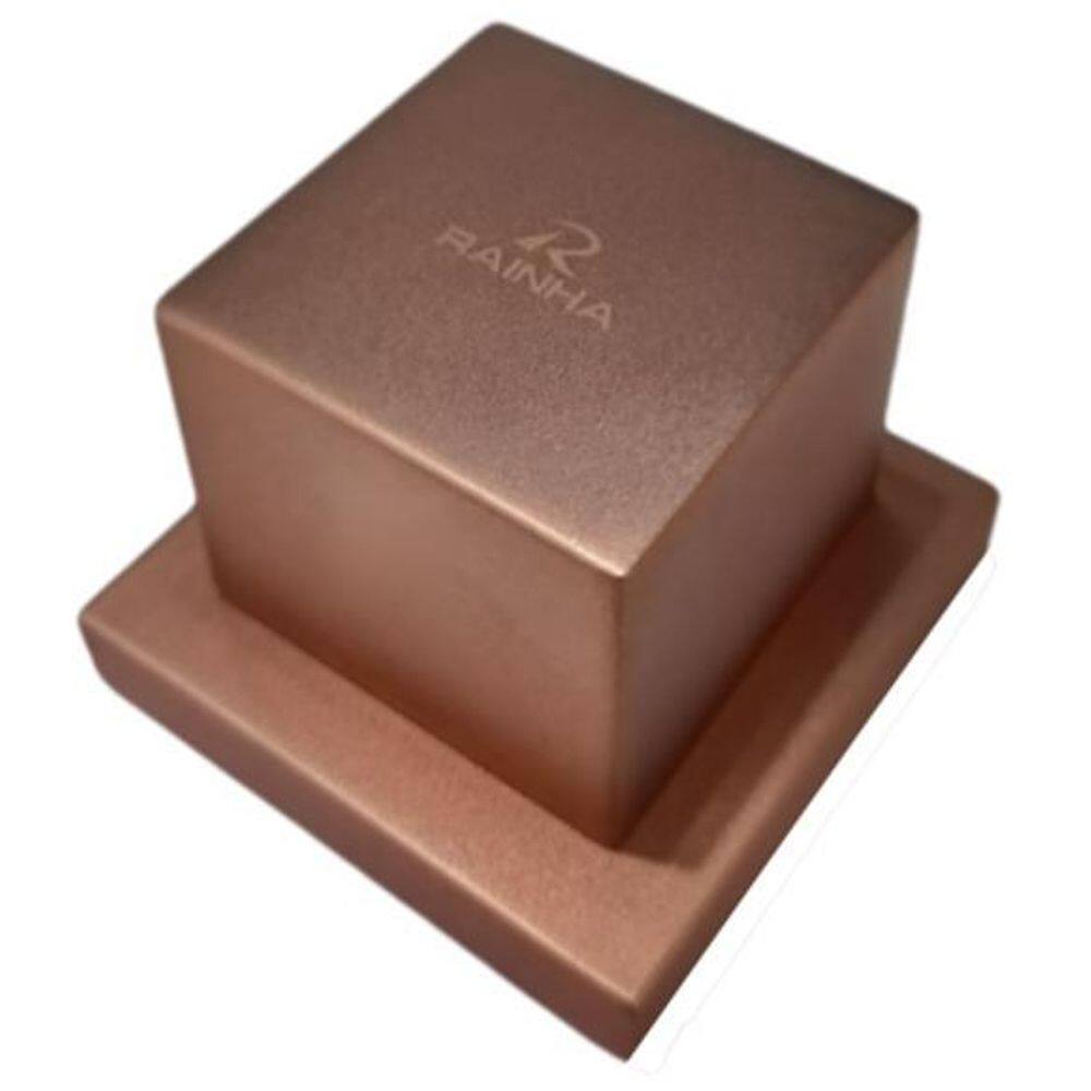 Acabamento Registro Rainha Luxo Square Deca/Docol Rose Gold