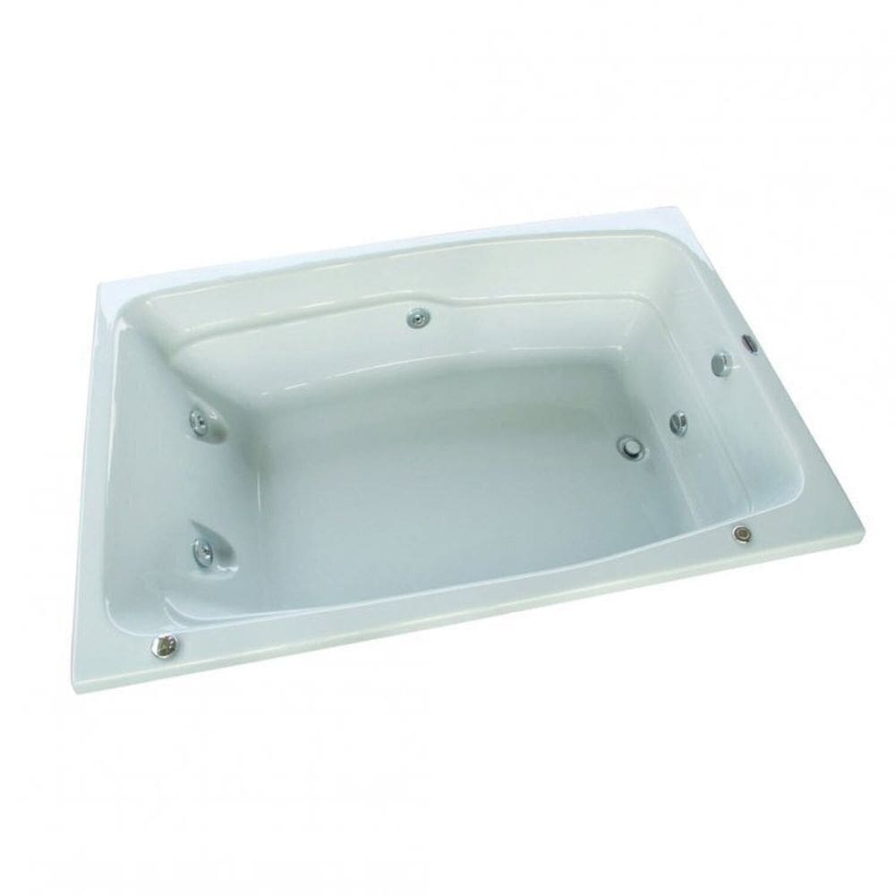 Banheira Dupla 170cm Premium Acrilbath Ouro Fino com Aquecedor Branco