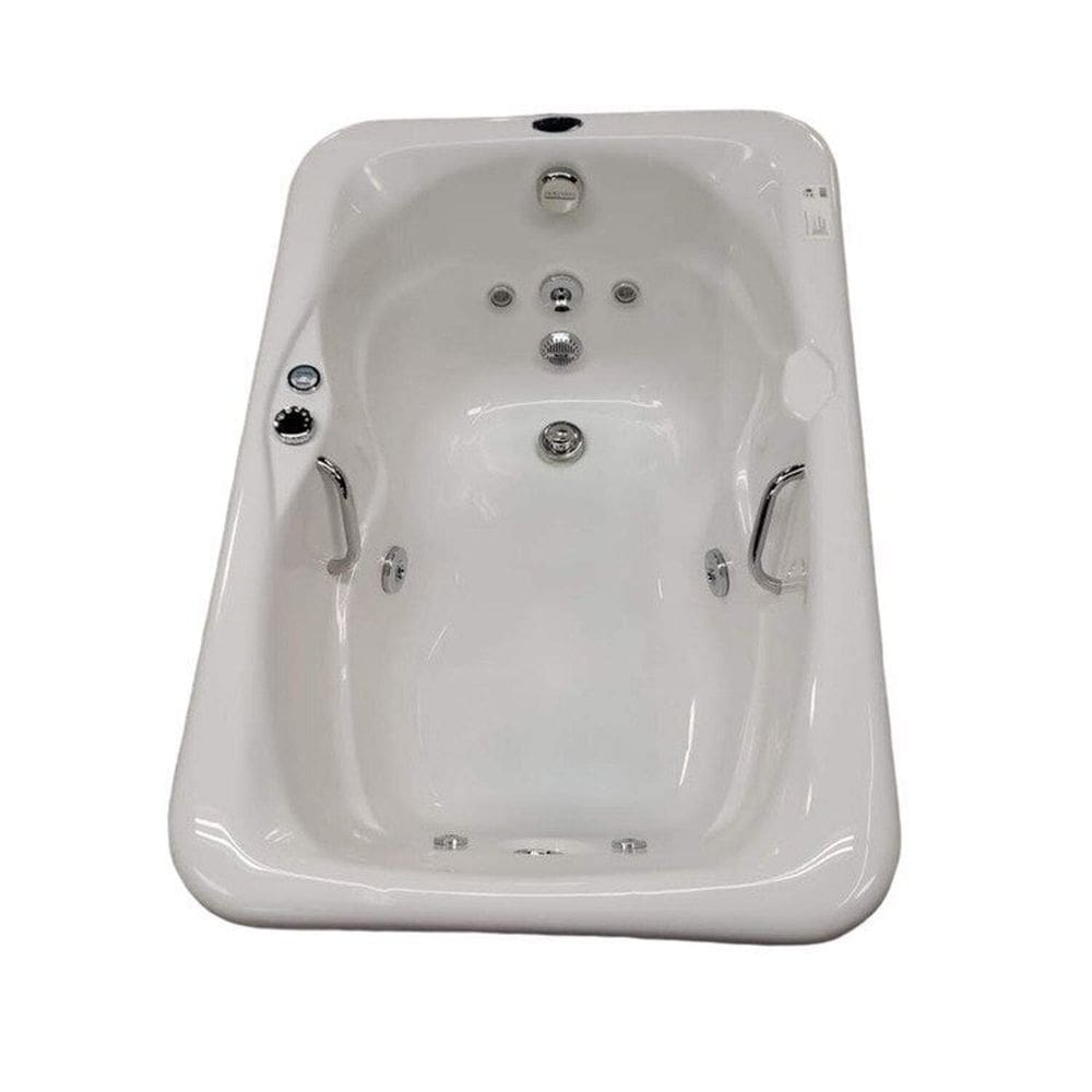 Banheira Hidromassagem Ouro Fino Softcril Premium 1,50m X 80cm X 49cm 04 Jatos com Aquecedor Branco