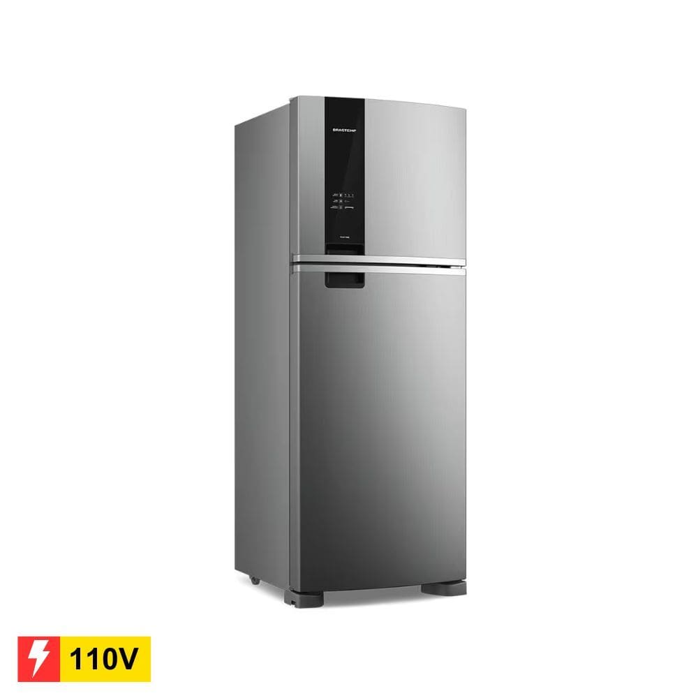 REEMBALADO: Geladeira Brastemp Duplex BRM55FK Frost Free 463L Inox - 110V