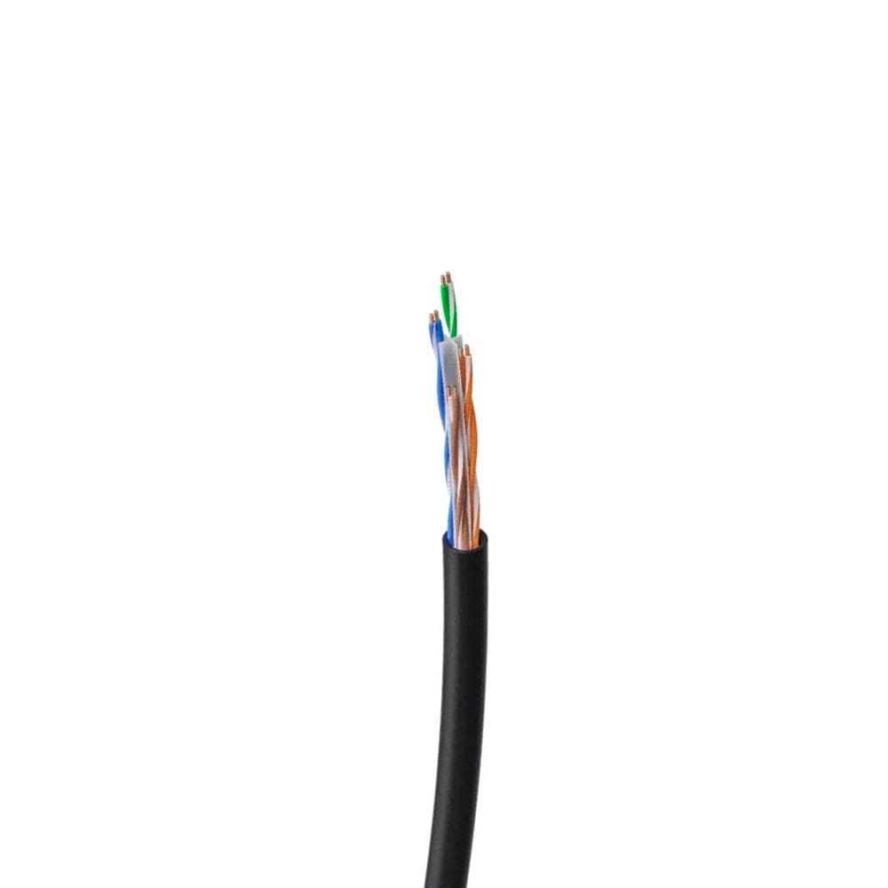 Metro de Cabo de Rede Intelbras Impact Utp Cat6 4P IG6CPR, 100% Cobre - Preto