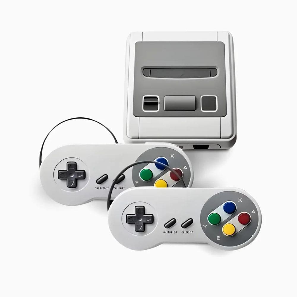 Nintendo Super Mini Com 2 Controles Com Fio