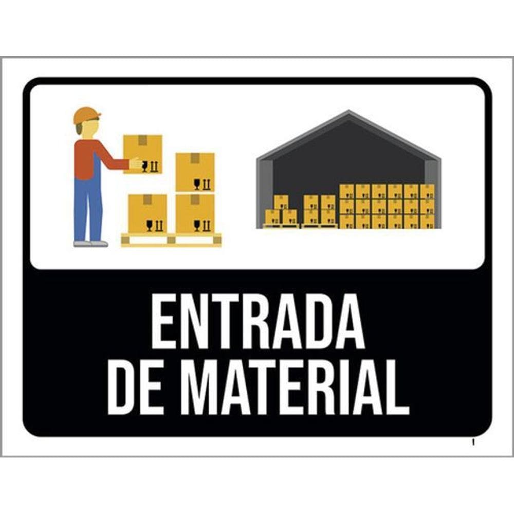 Kit 5 Placas Entrada De Material Desenho 36X46