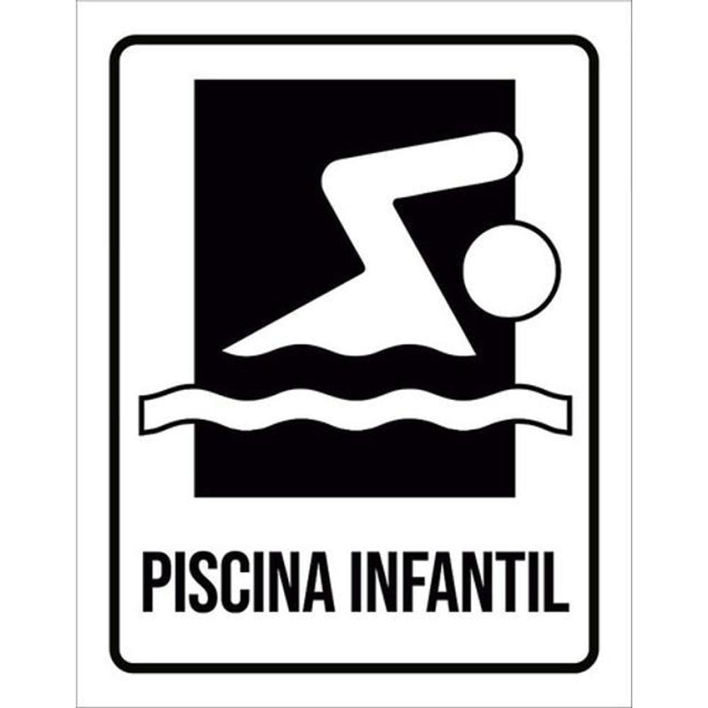 Kit 5 Placas Setor Piscina Infantil 36X46