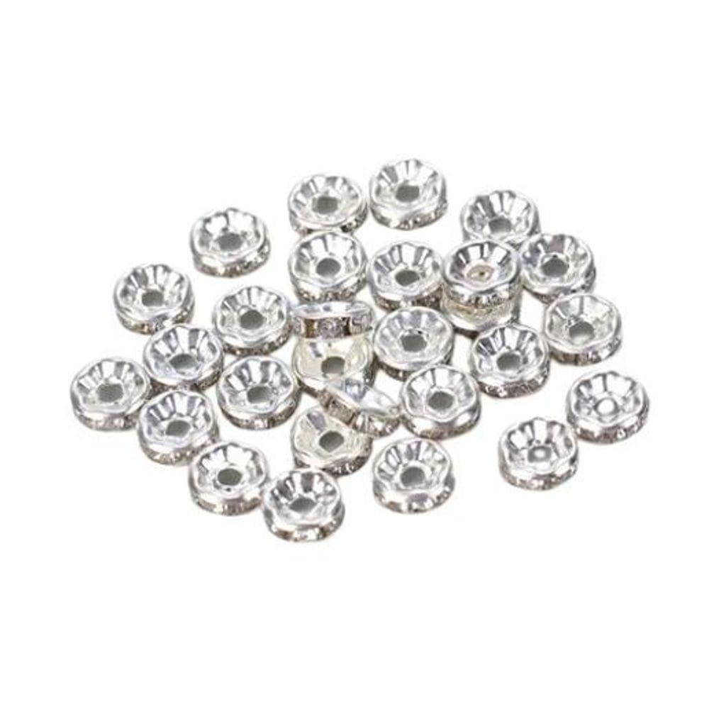 Rondela Rondelle De Strass Níquel 6Mm Com 2000 Unidades