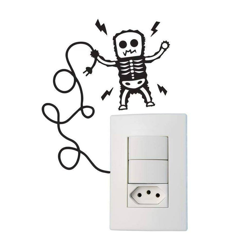 Adesivo De Interruptor Choque