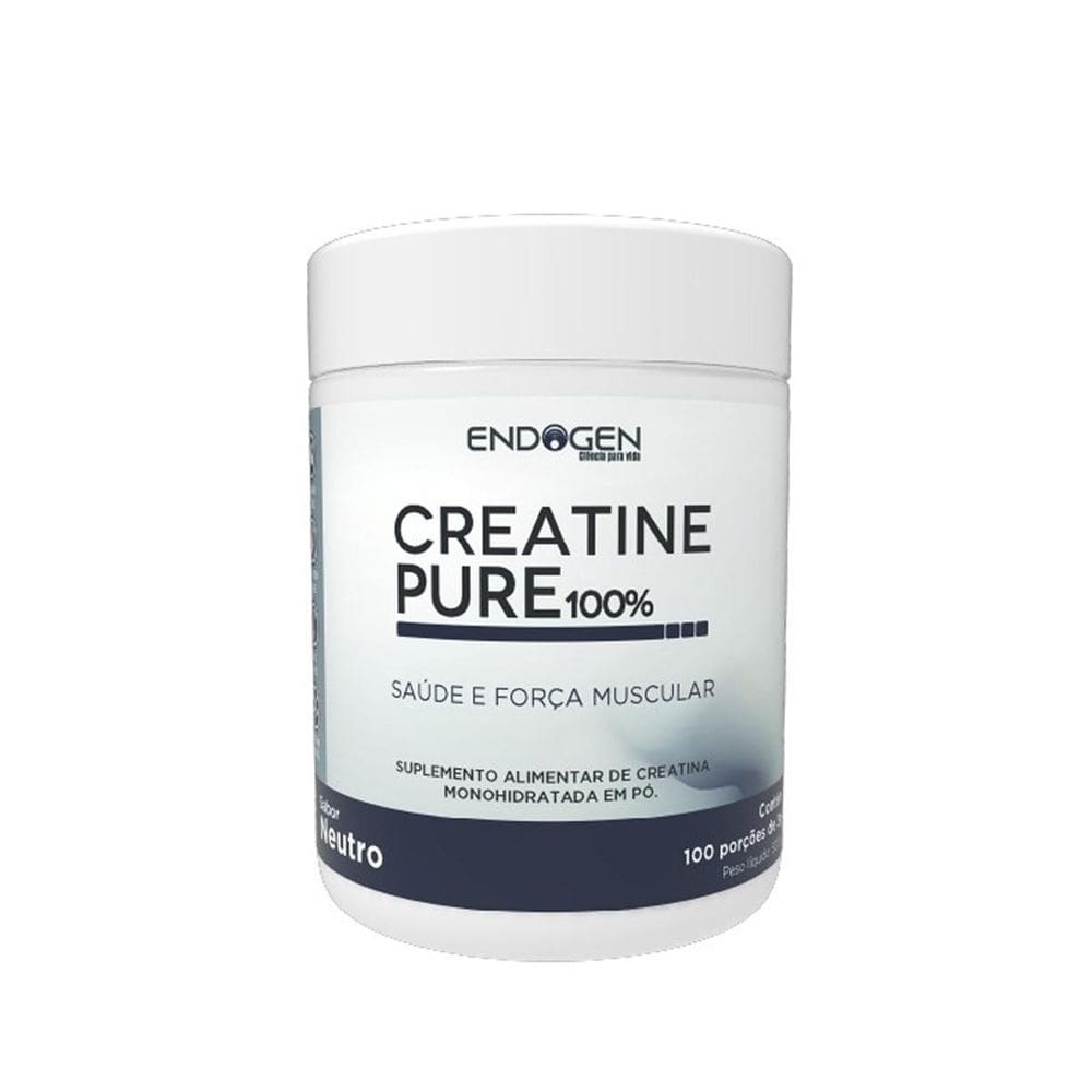 Creatina Monohidratada Creatine Pure 100% 300G Endogen