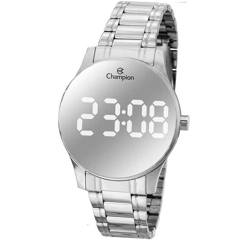 Relógio Feminino Champion Digital Ch48046S - Prata