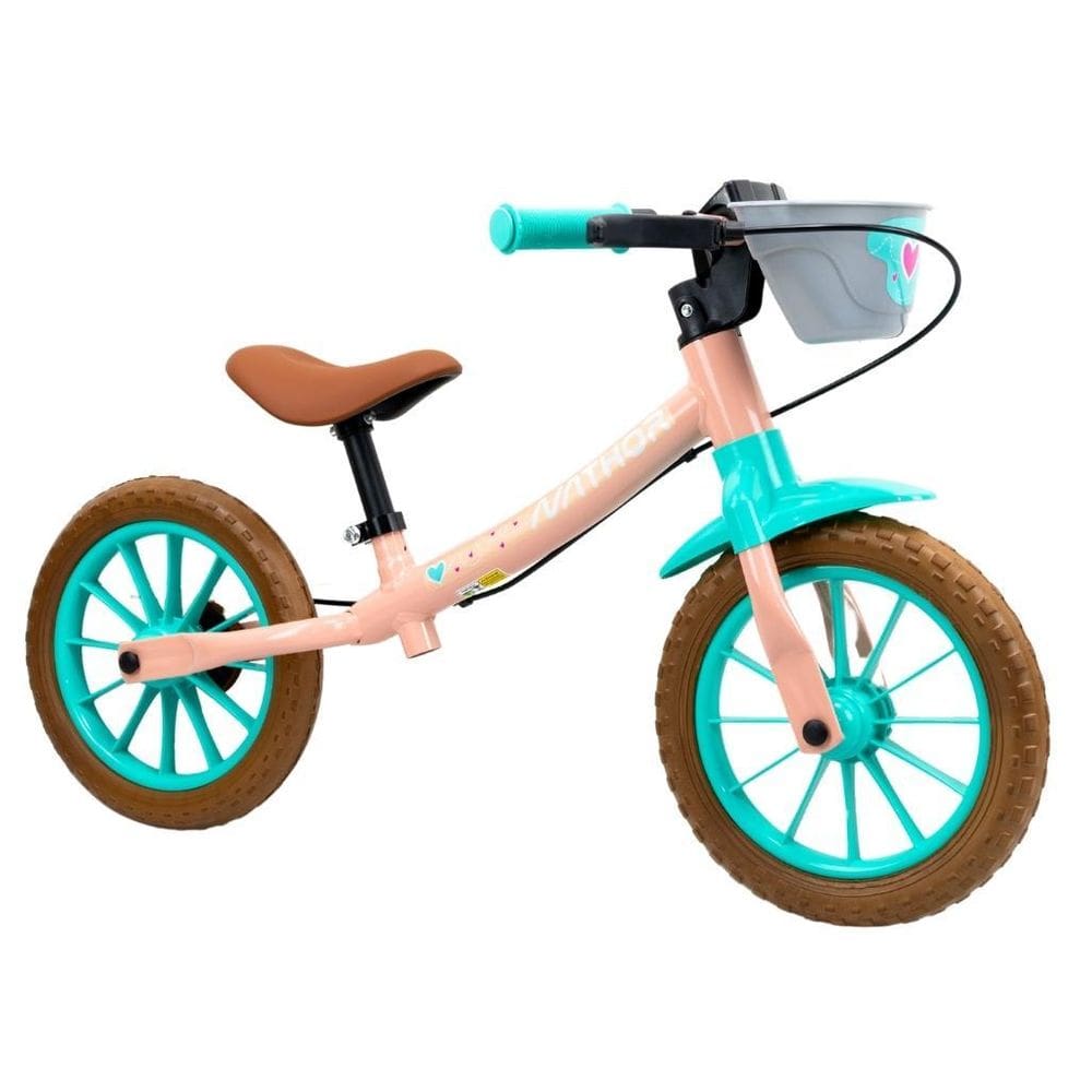 Bicicleta Balance Infantil Bike Love 2 Aro 12 - Nathor