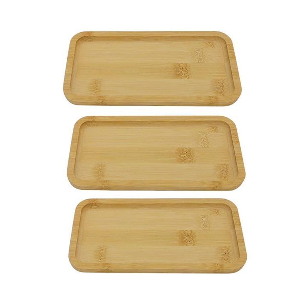 Conjunto 3 Travessas Retangular Bambu Class Home