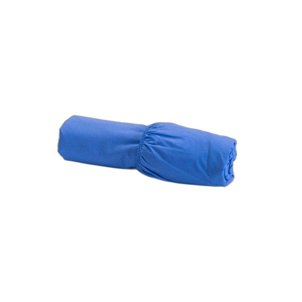 Lençol Mini Cama Avulso Com Elástico Percal 200 Fios Azul