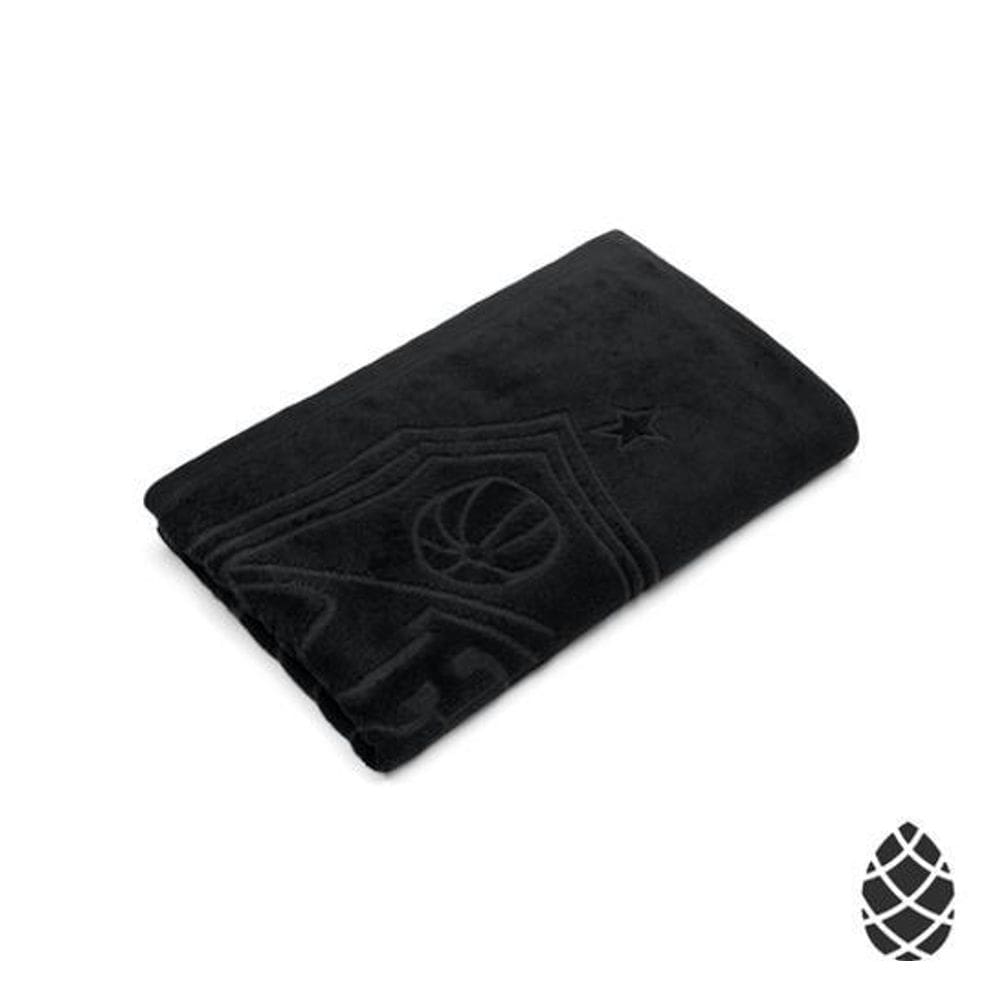 Toalha de Academia Buettner Santos Preta 33x50cm - Oficial