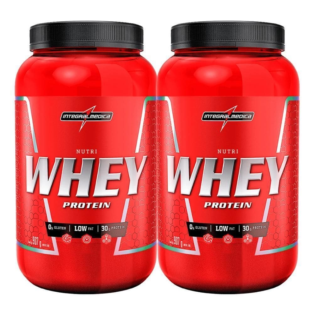 Combo 2 Nutri Whey Isolado Concentrado Protein Chocolate