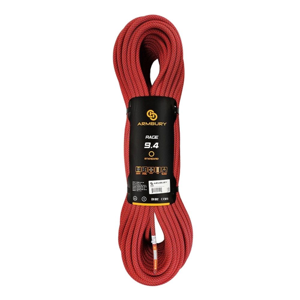 Corda Para Escalada 9.4Mm X 70M Rage Vermelha - Armbury