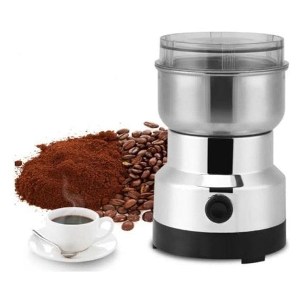 Moedor Triturador Elétrico De Café Amendoim Grãos Inox 110V