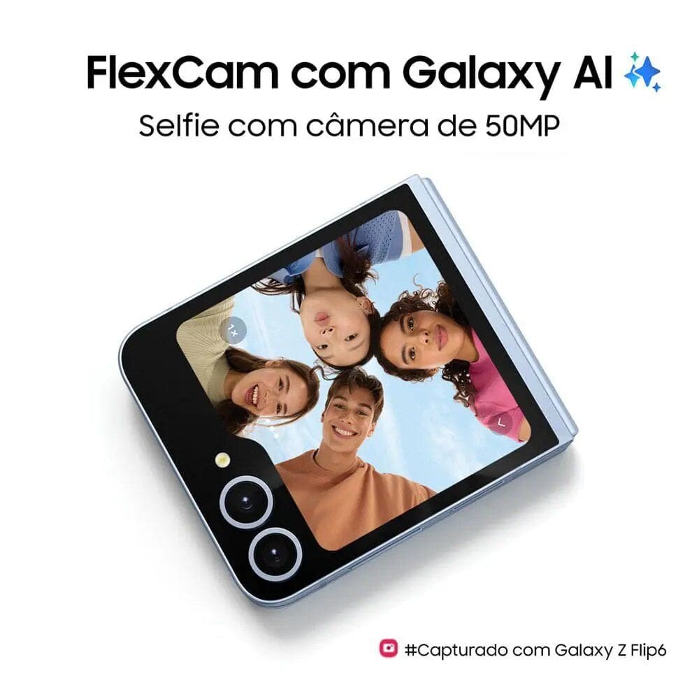 Smartphone Samsung Galaxy Z Flip6 512GB Azul | Extra