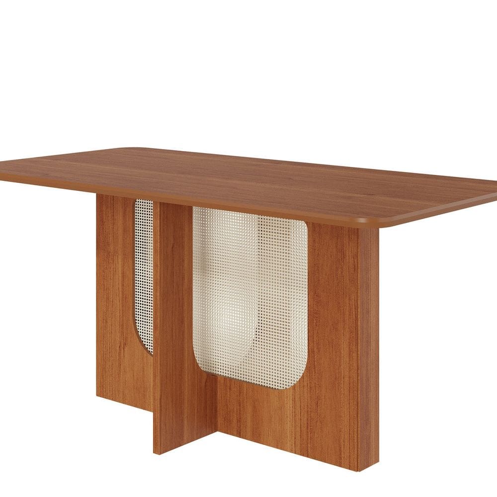 Mesa para Sala de Jantar Louise 160cmsem Vidro Cinamomo