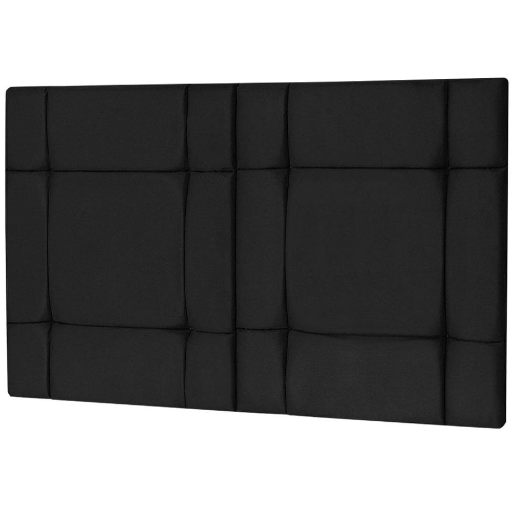 Cabeceira De Cama Box Queen 160Cm Estofada Ellegancy - Preto